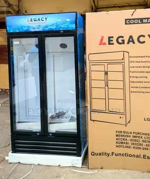 Legacy 553 Double Door Display Refrigerator