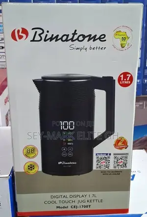 1.7l Binatone Digital Electric Kettle