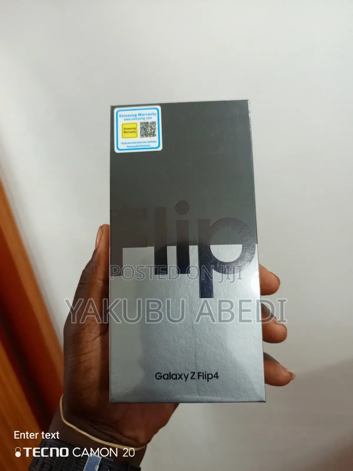 New Samsung Galaxy Z Flip4 256 GB Black