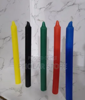 Candle ( Full Pack 45ghc) Colour Mixture (2pcs 15ghc) Green, Red,