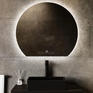 Round Little Cut Led Mirror