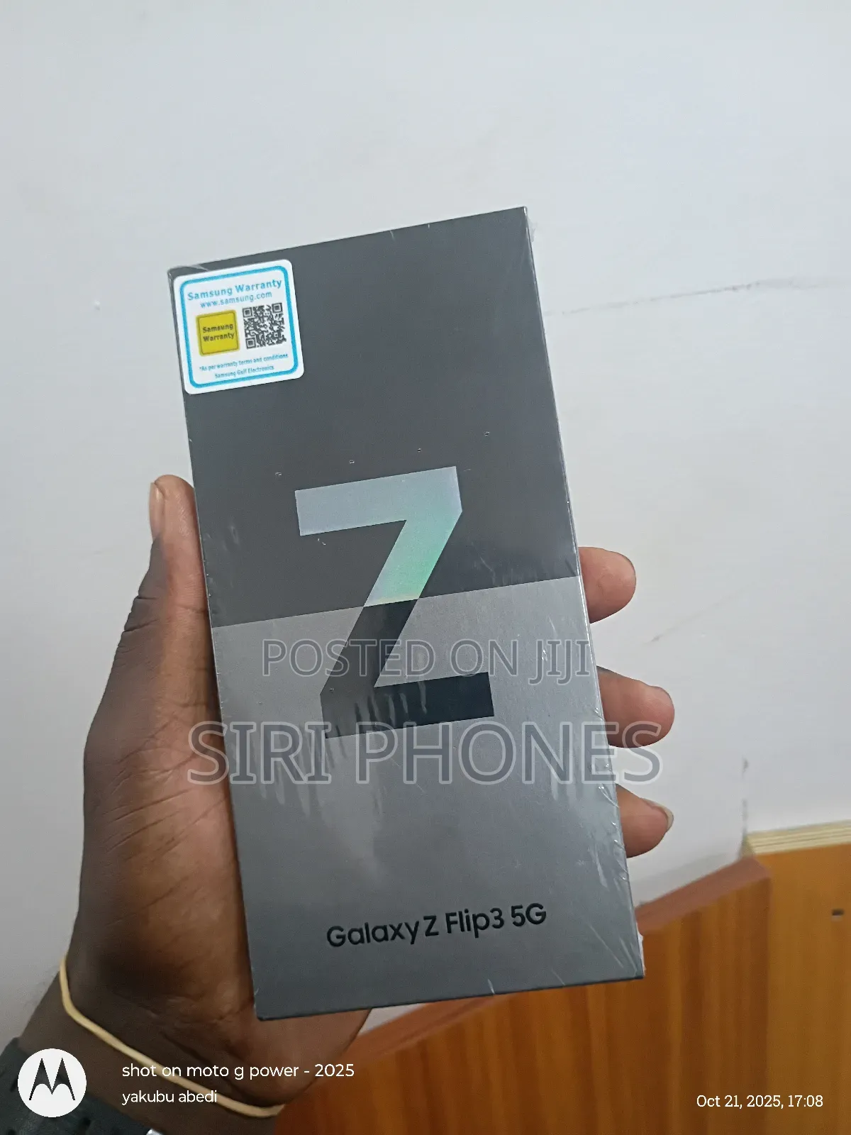 New Samsung Galaxy Z Flip 3 256 GB Gray