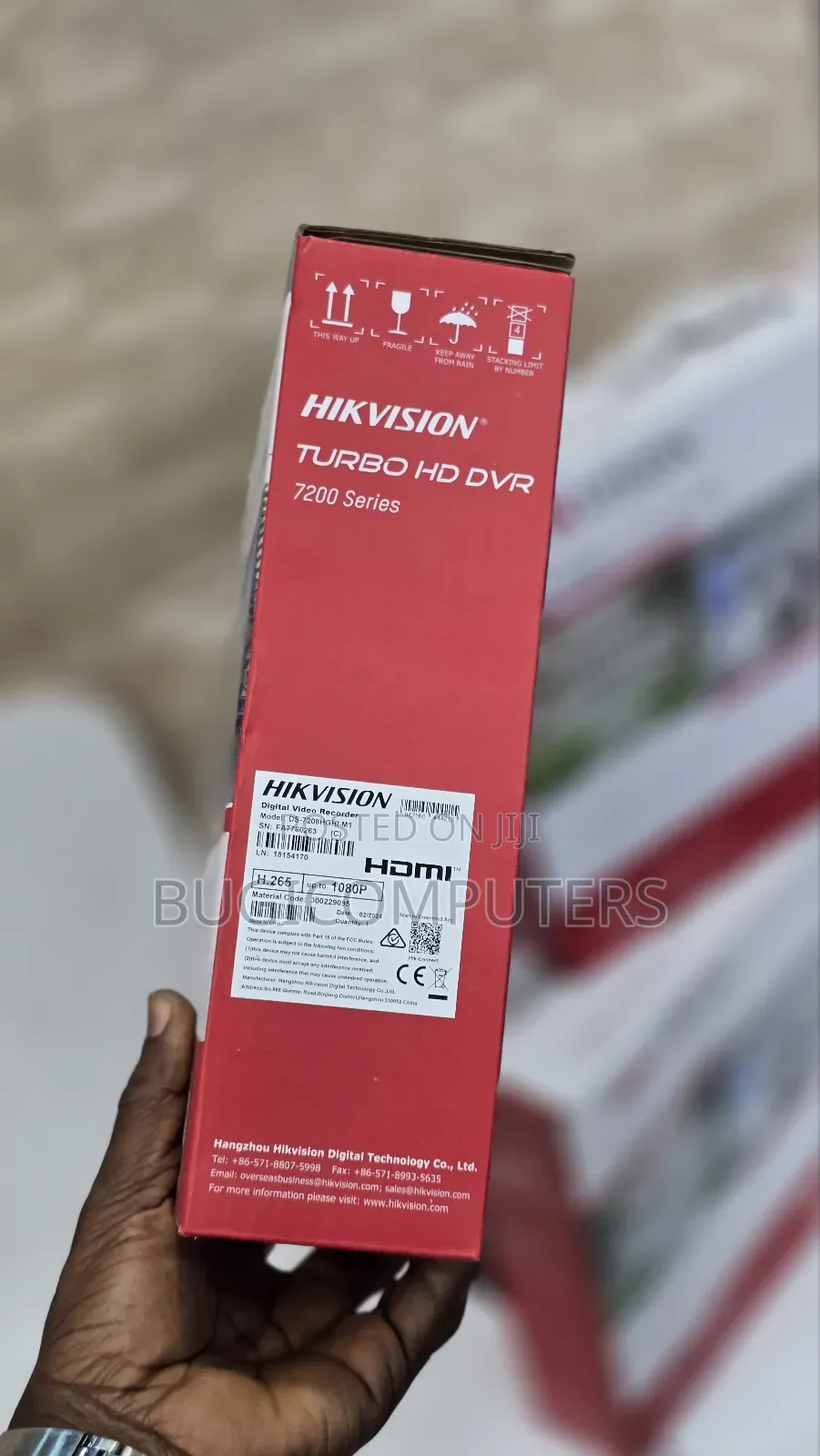 Hikvision 8ch DVR 1080p, With Coaxial Audia