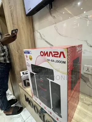 Elegant Led-Lit Asano Home Audio System