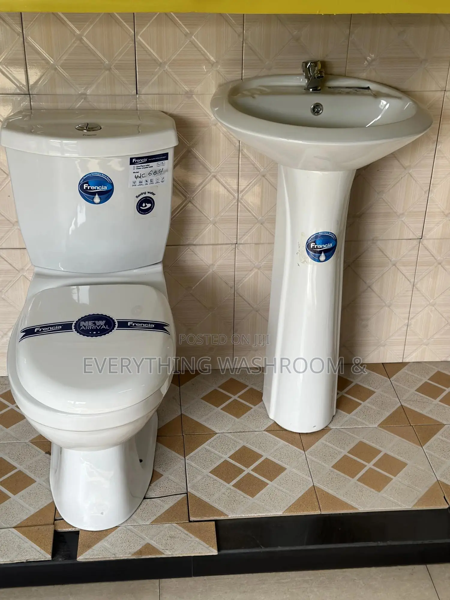 Frencia Wc Basin Set_water Closet_wash Hand Basjn Complete