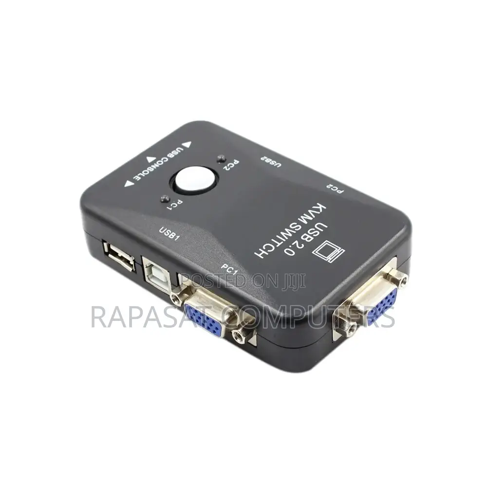 2 Port Usb 2.0 KVM Vga Svga Switch Extender