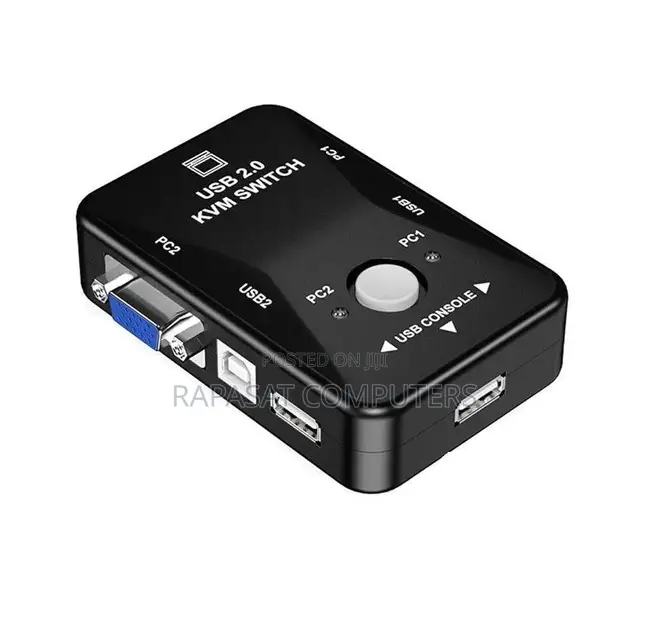 2 Port Usb 2.0 KVM Vga Svga Switch Extender