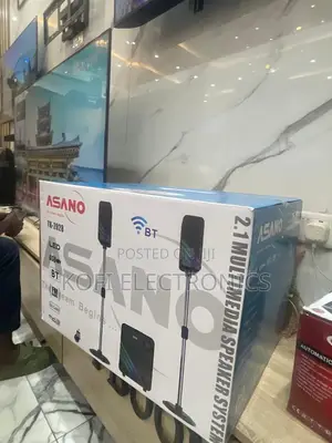 Elegant Led-Lit Asano Home Theatre Speaker