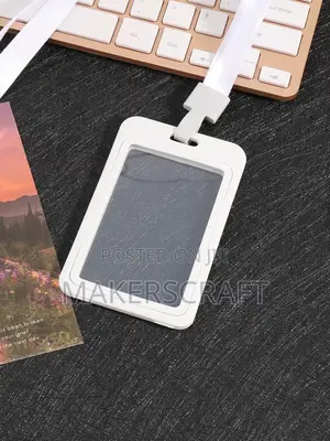 Id Holder / Card Holder, Colored Transparent. Id Badge.
