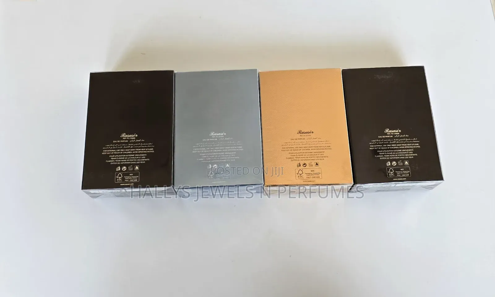 Rasasi Hawas Elixir, Black, Tropical, Ice, Fire, 100ml, Unisex