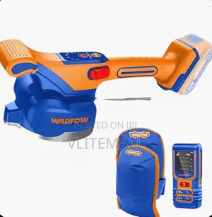 Cordless Tile Vibration Machine With Laser Measurer Knee Pads