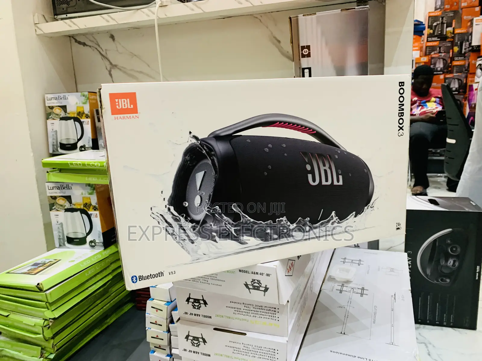 Spectacular Performance Boombox 3 Bluetooth Speaker Black