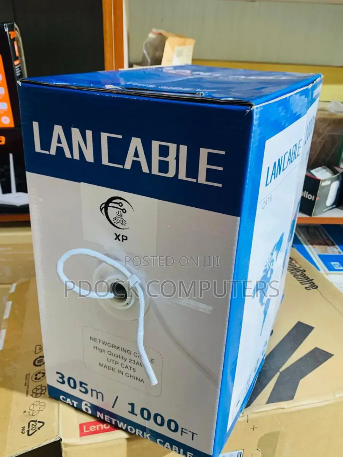 Utp Cat6 Indoor Lan Cable 305m - Grey(Xpaces)