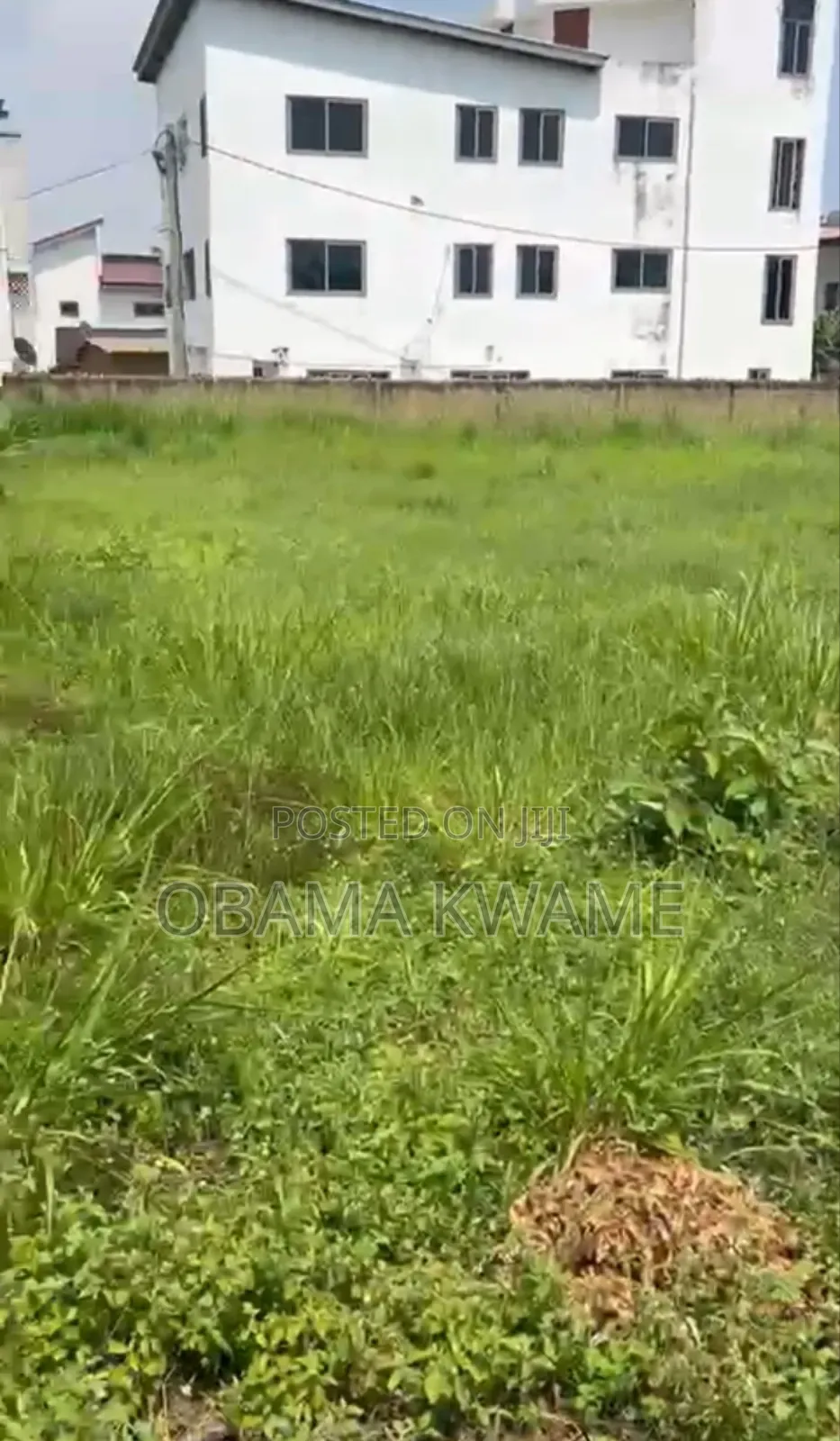 Walled and Gated One Plot of Land for Sale at East Legon