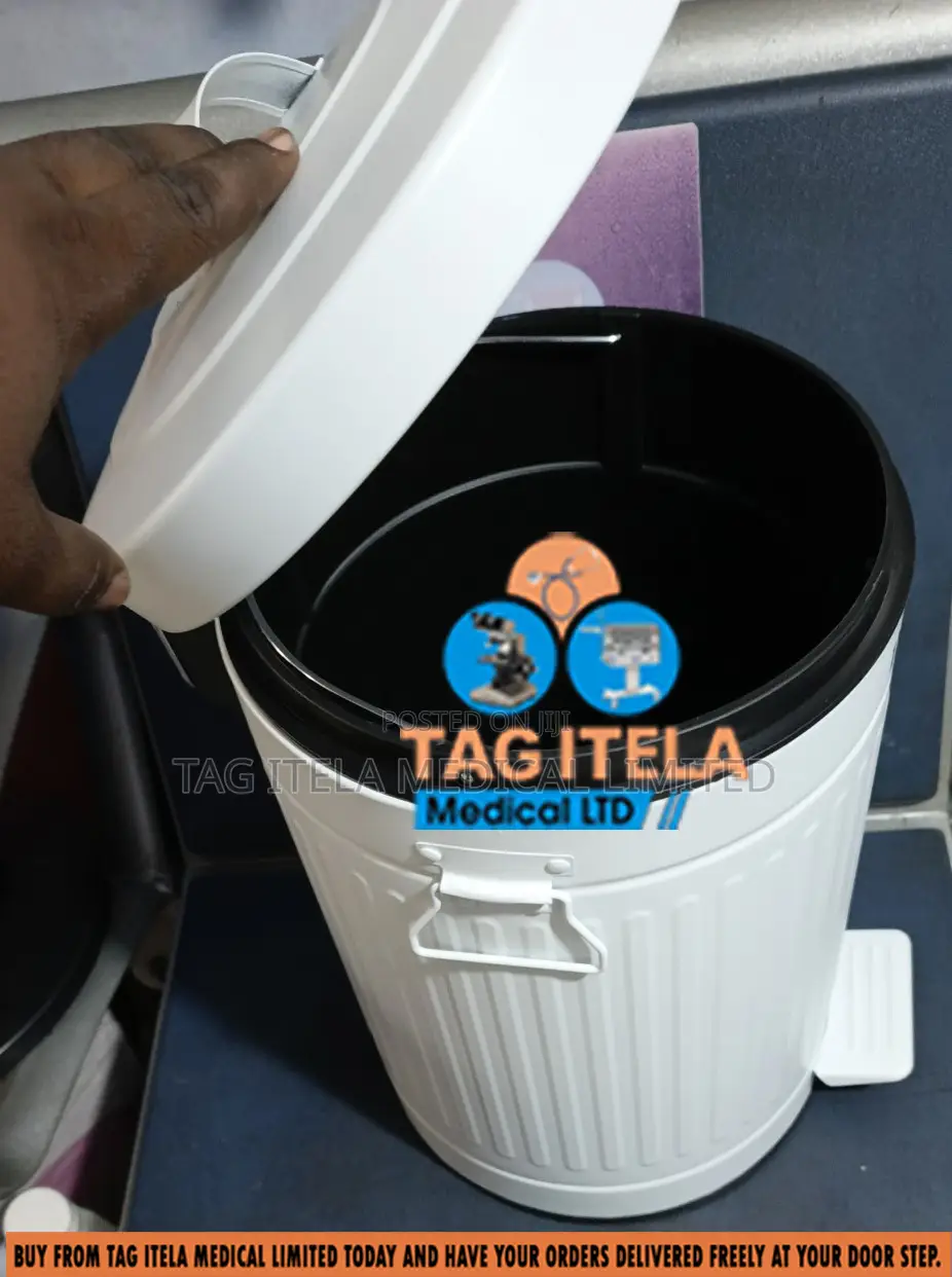 Pedal Dustbin (12ltrs Coated Steel)