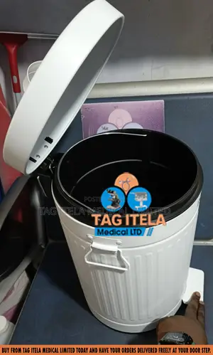 Pedal Dustbin (12ltrs Coated Steel)