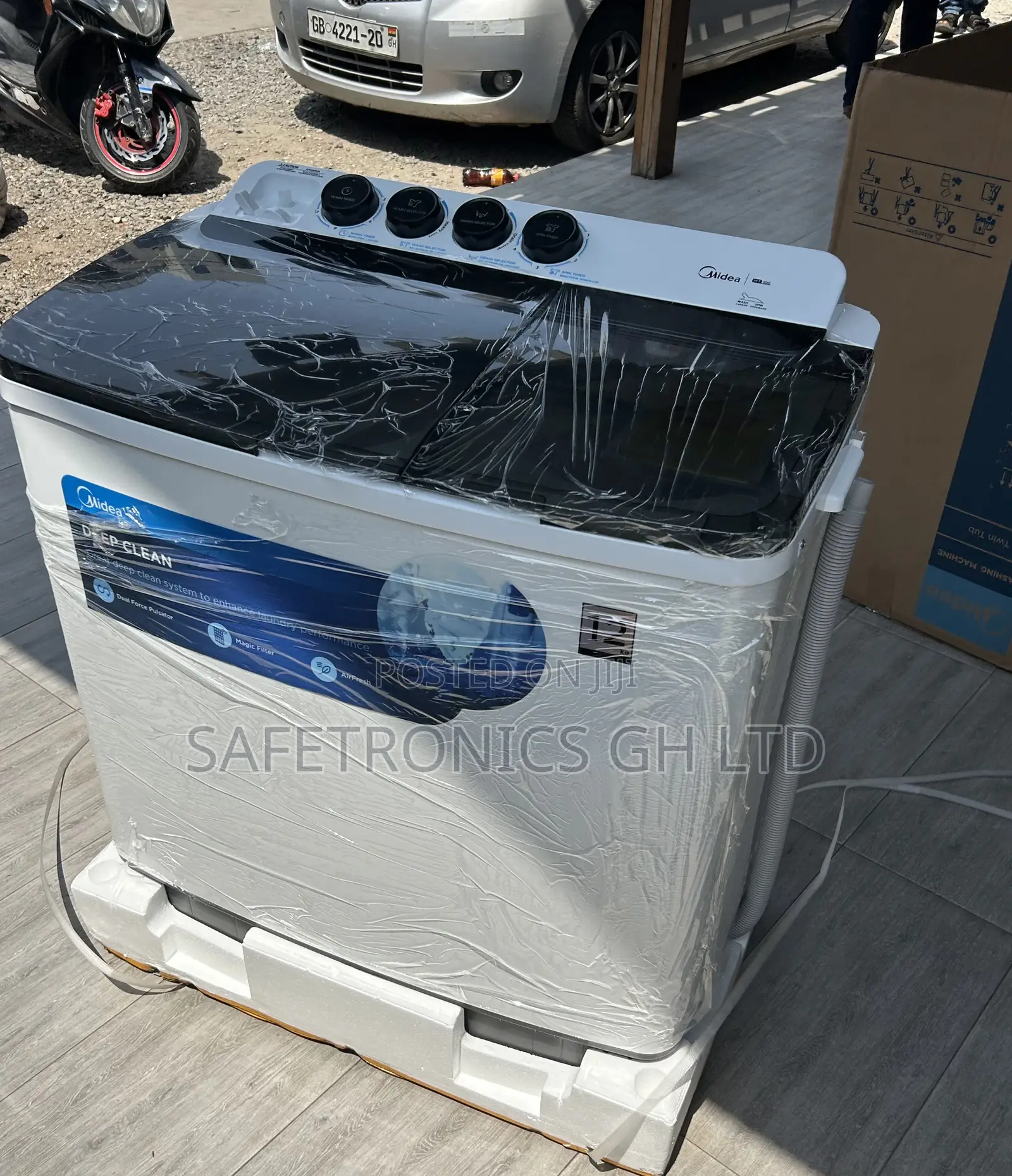 Choose Excellence Semi Automatic 15.0kg Top Load Twintub Midea Washer