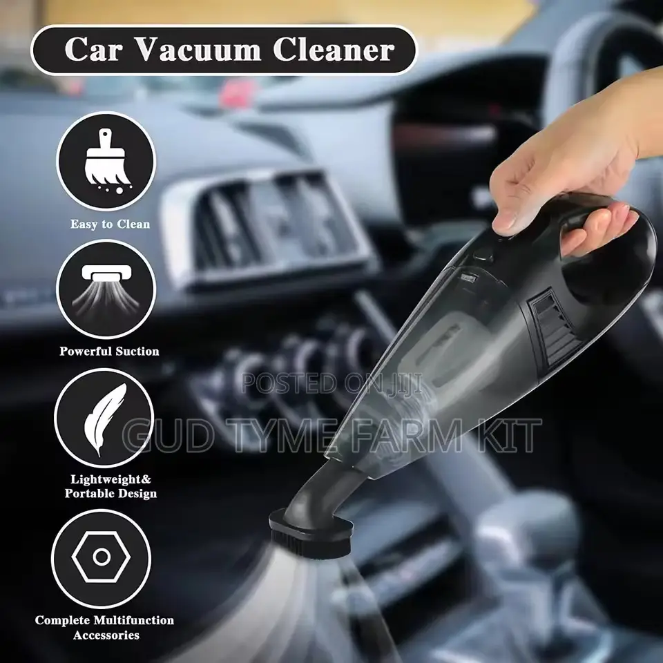 High Power Vacuum Cleaner (Home/Car)