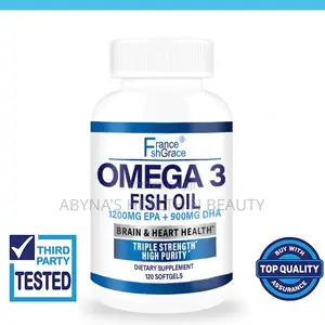 Omega 3 Fish Oil 1200 Mg (900 Mg Dha) 120 Softgel