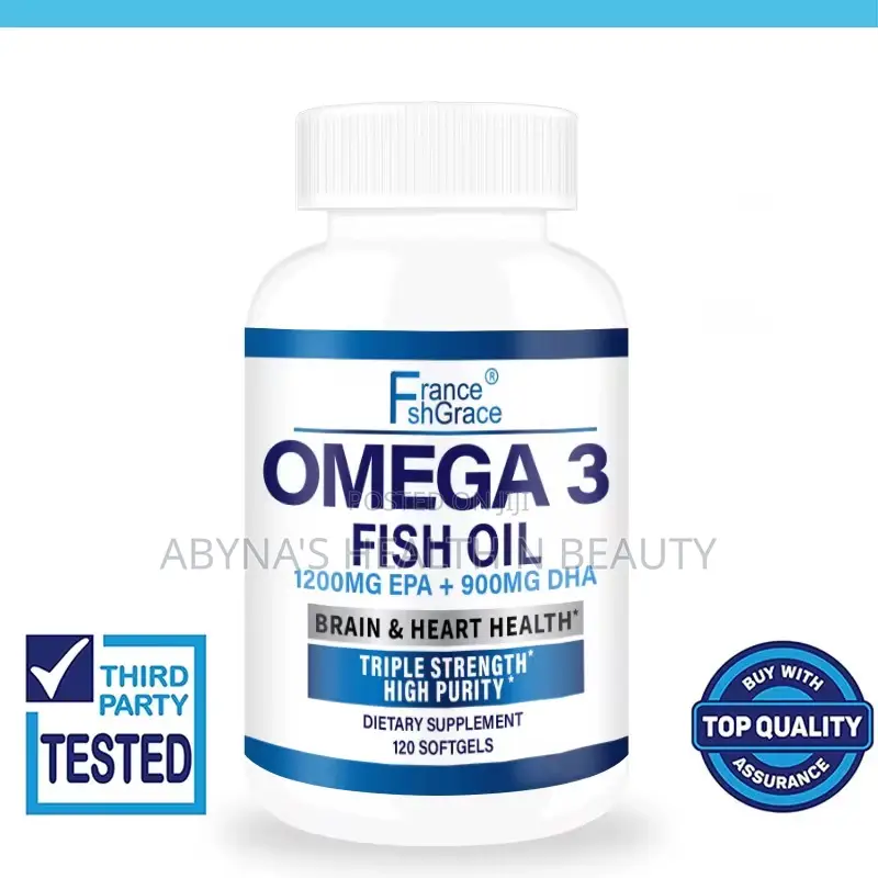 Omega 3 Fish Oil 1200 Mg (900 Mg Dha) 120 Softgel