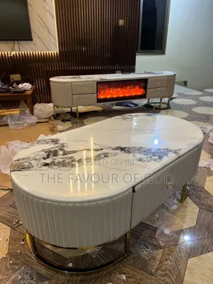 An Executive Made Tv Stand and Center Table