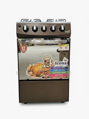 Latest in Town Icona 4 Burning Cooker With Oven (Auto Ignition)