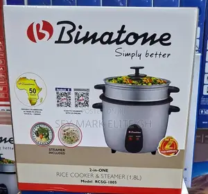 1.8l Binatone Rice Cooker With Steamer