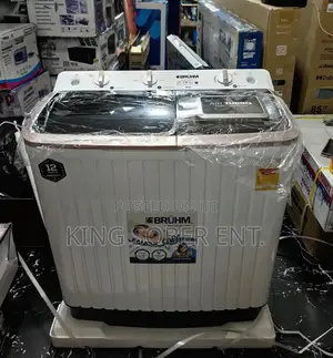 Bruhm *8kg* Semi Automatic Washing 1700gh.