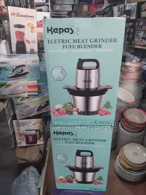 6l Kepas Electric Meat Grinder Fufu Blender