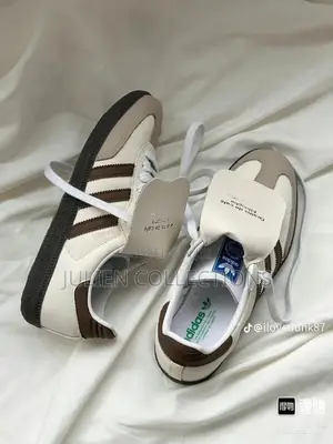 Adidas Samba Og White and Coffee Brown