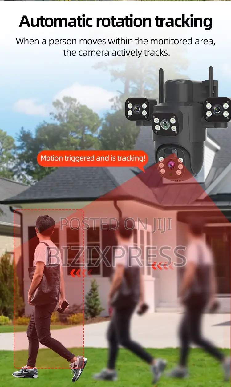 4g 3 Lens Solar Camera