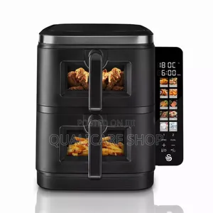 Swan 11l Duo Layer; 2 Stackable Drawer Air Fryer
