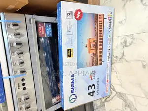 Sealed in Box Sigma 43 Inch FHD Smart Android Digital Frameless Tv.