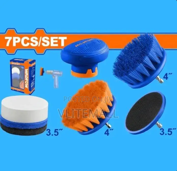 Wadfow 7 Pieces Cleaning Brush Set - Wnd5402