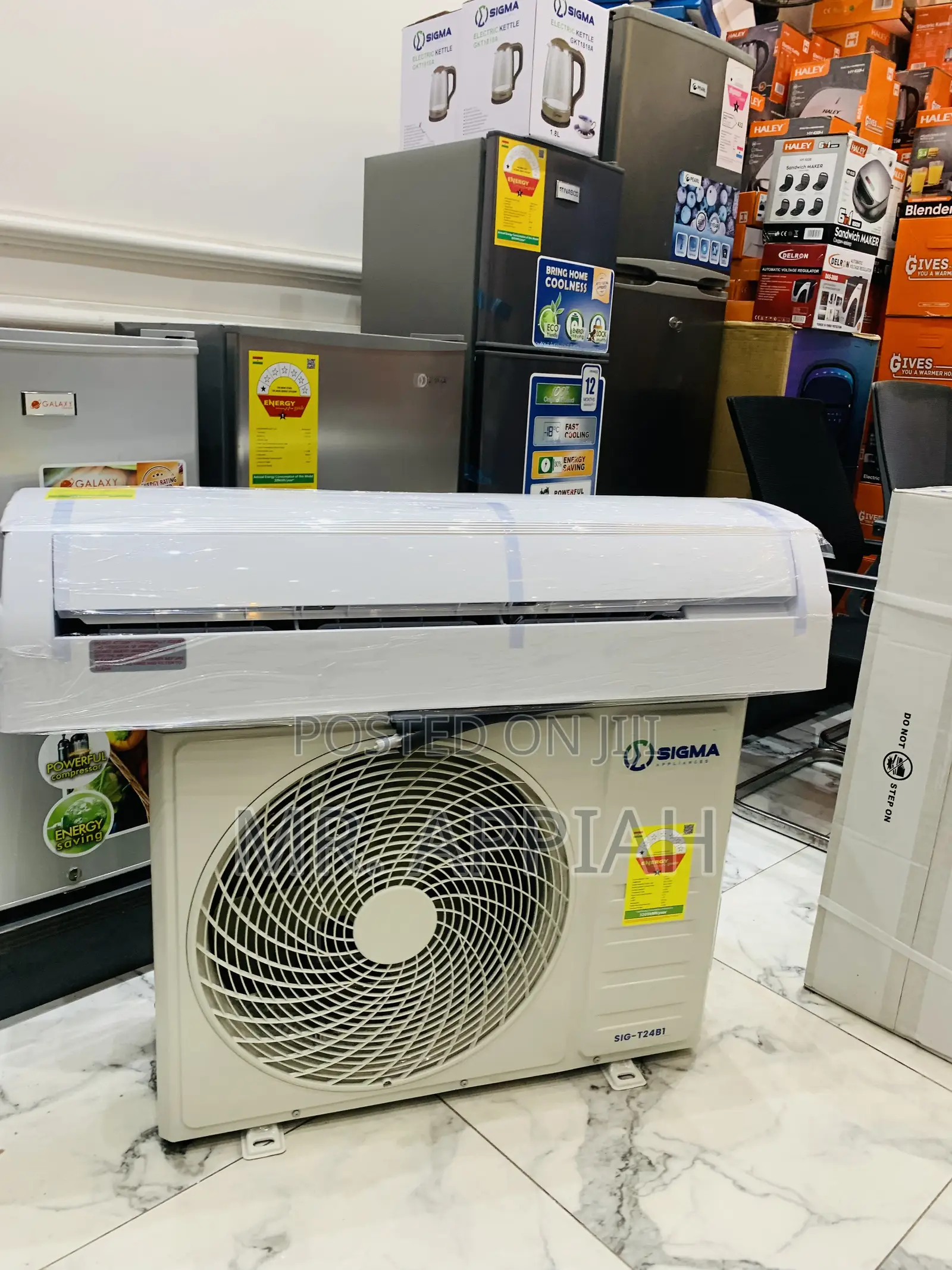 Brand New Sigma Sig-T18b1 2.0hp Split Type Air Conditioner(White).
