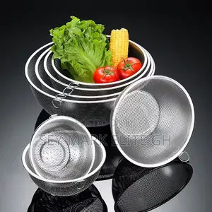 6pcs Stainless Steel Colander/ Strainer Set