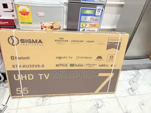 Shop Original Sigma 55 Inch Uhd Smart Android Tv(Sig-Ku55v6-S) 