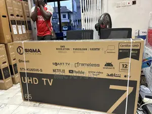 Fresh in Box Sigma Sig-Ku65v6-S 65” Uhd Smart Android Tv(Black)