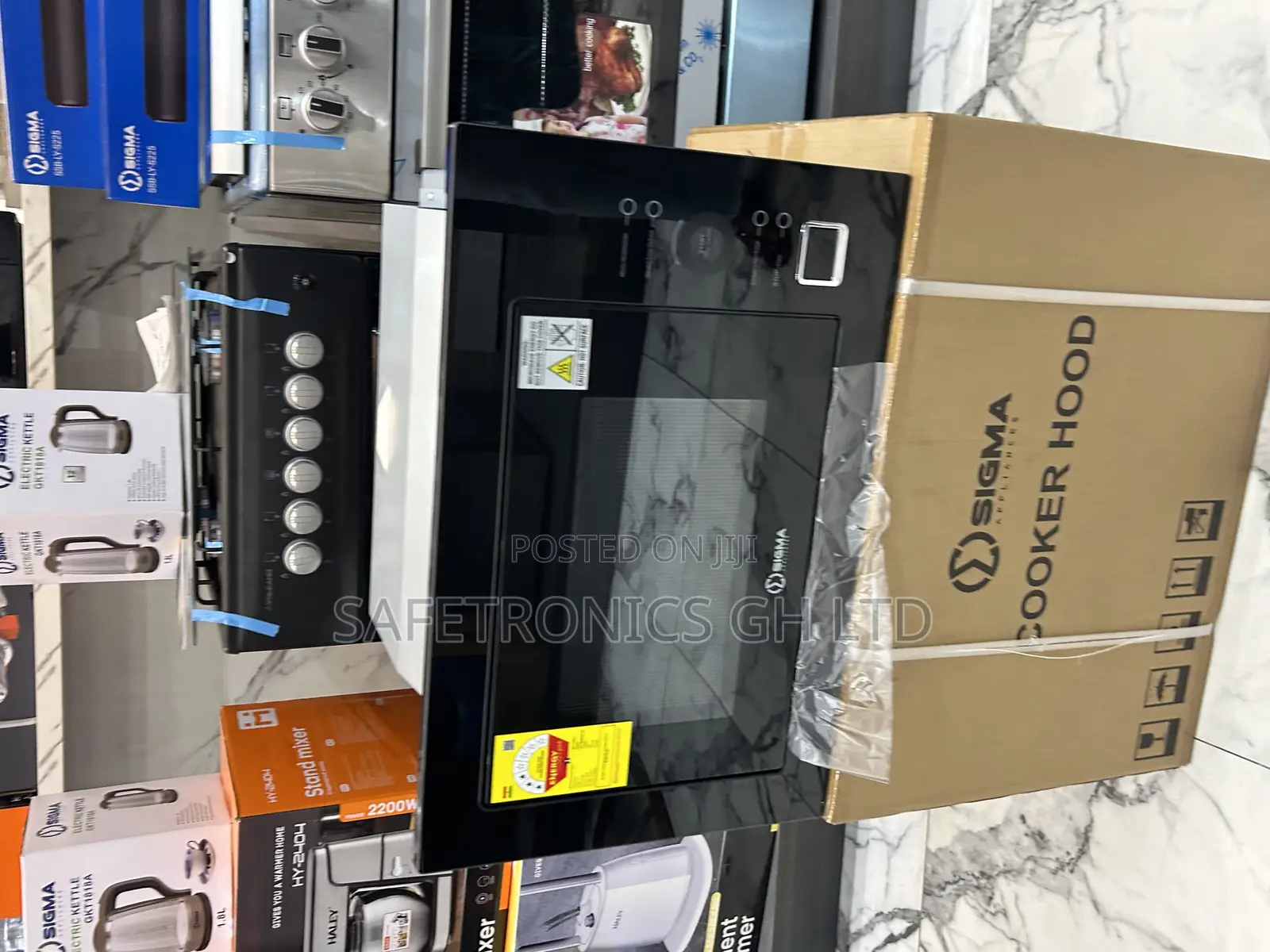 Order Defrost Black in-Built 60cm Sig-Bimw25g-8c Sigma Microwave