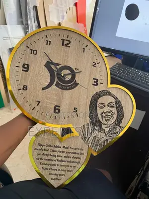 Wooden Custom Clock,