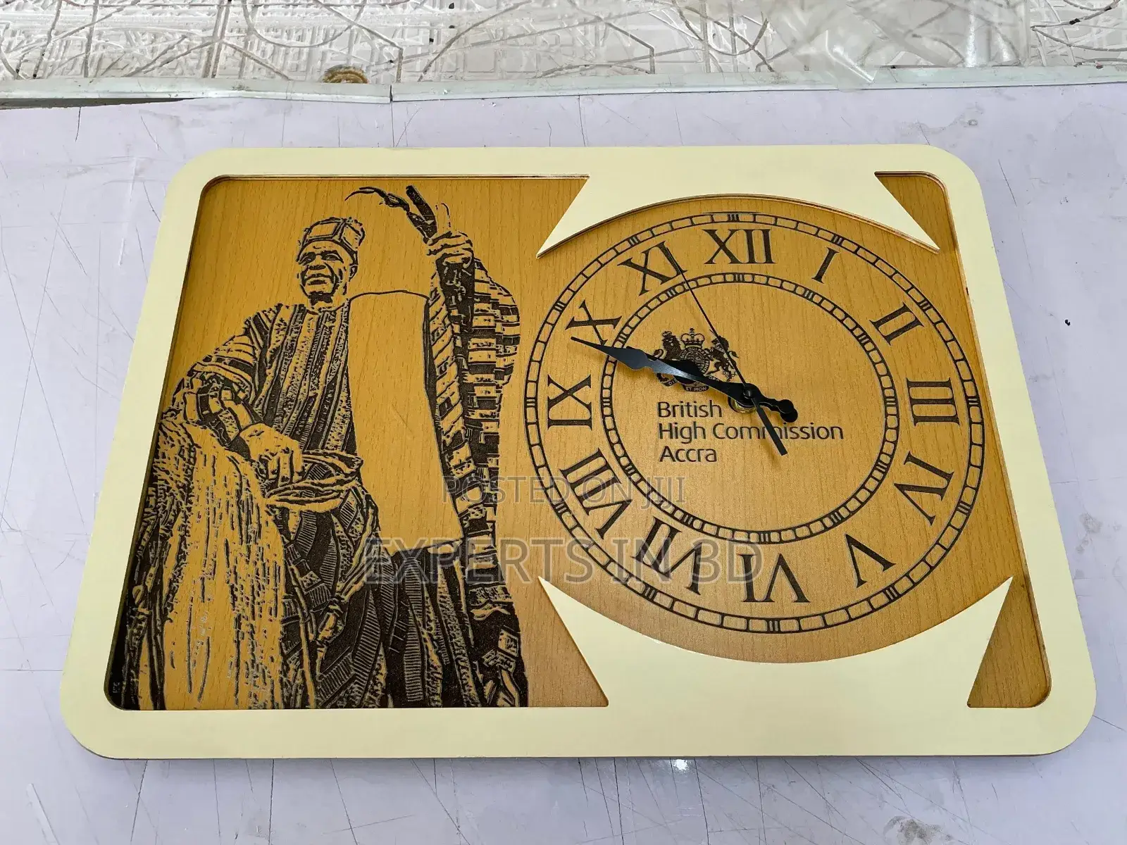 Wooden Custom Clock,