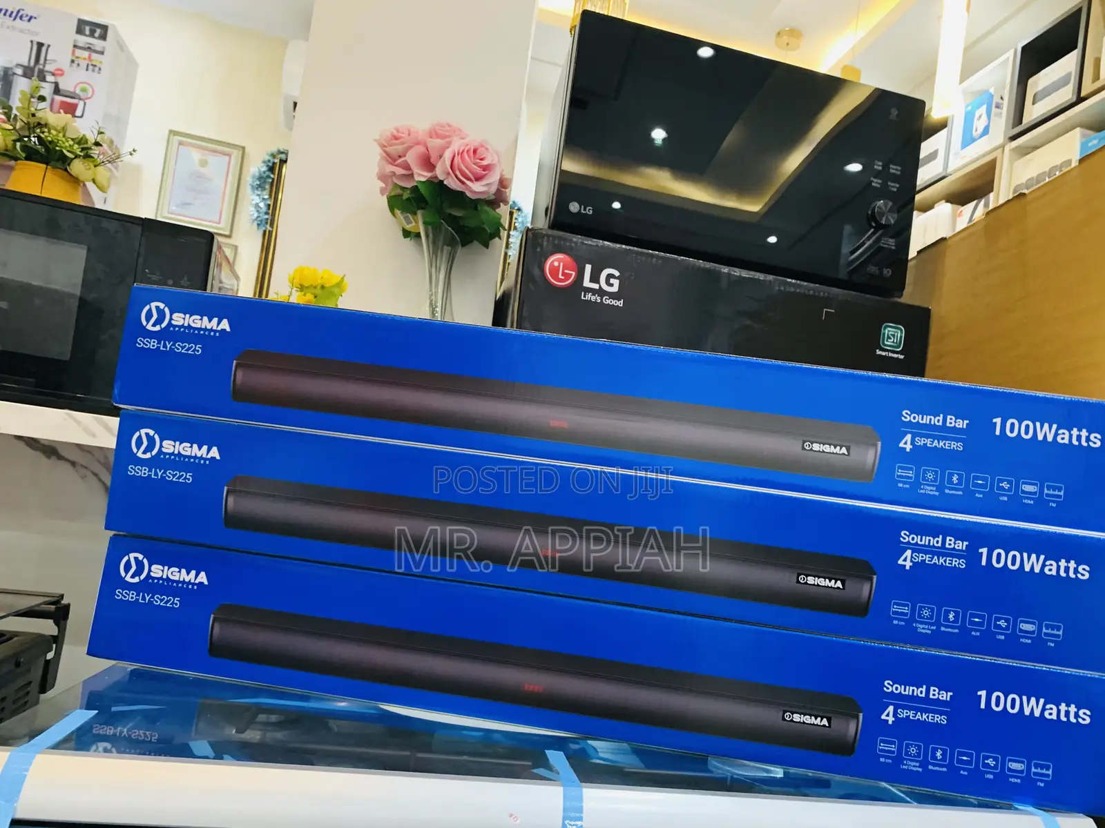 High Quality Sigma SSB-Ly-S225 Sound Bar 100w With Bluetooth, Hdmi.