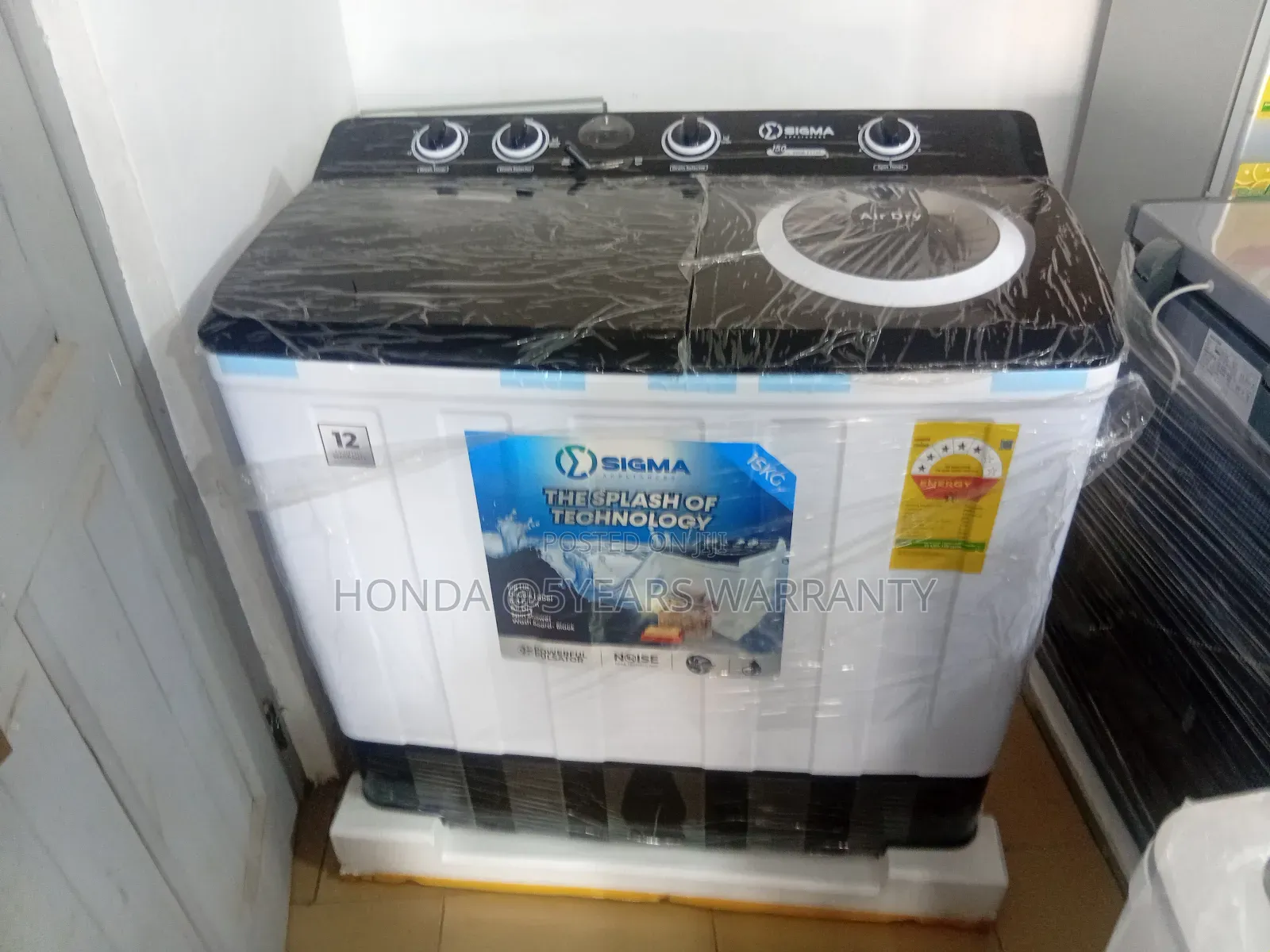 Twin Tub Decakila 15kg Washing Machine Semi Auto Decakila