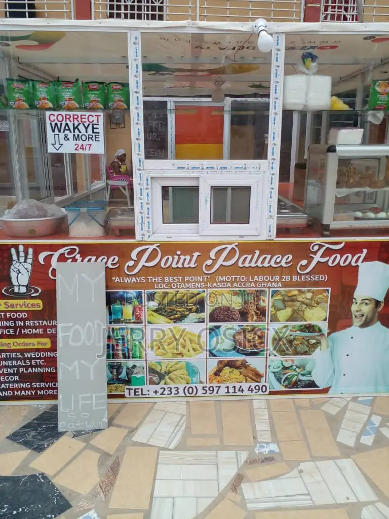 Tittle: Glass Showcase Restaurant for Sale.