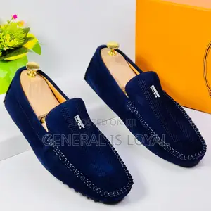 Tod’S Flat Sole Blue Loafer