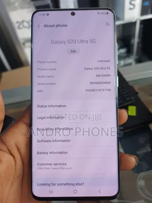 New Samsung Galaxy S20 Ultra 5G 128 GB Black