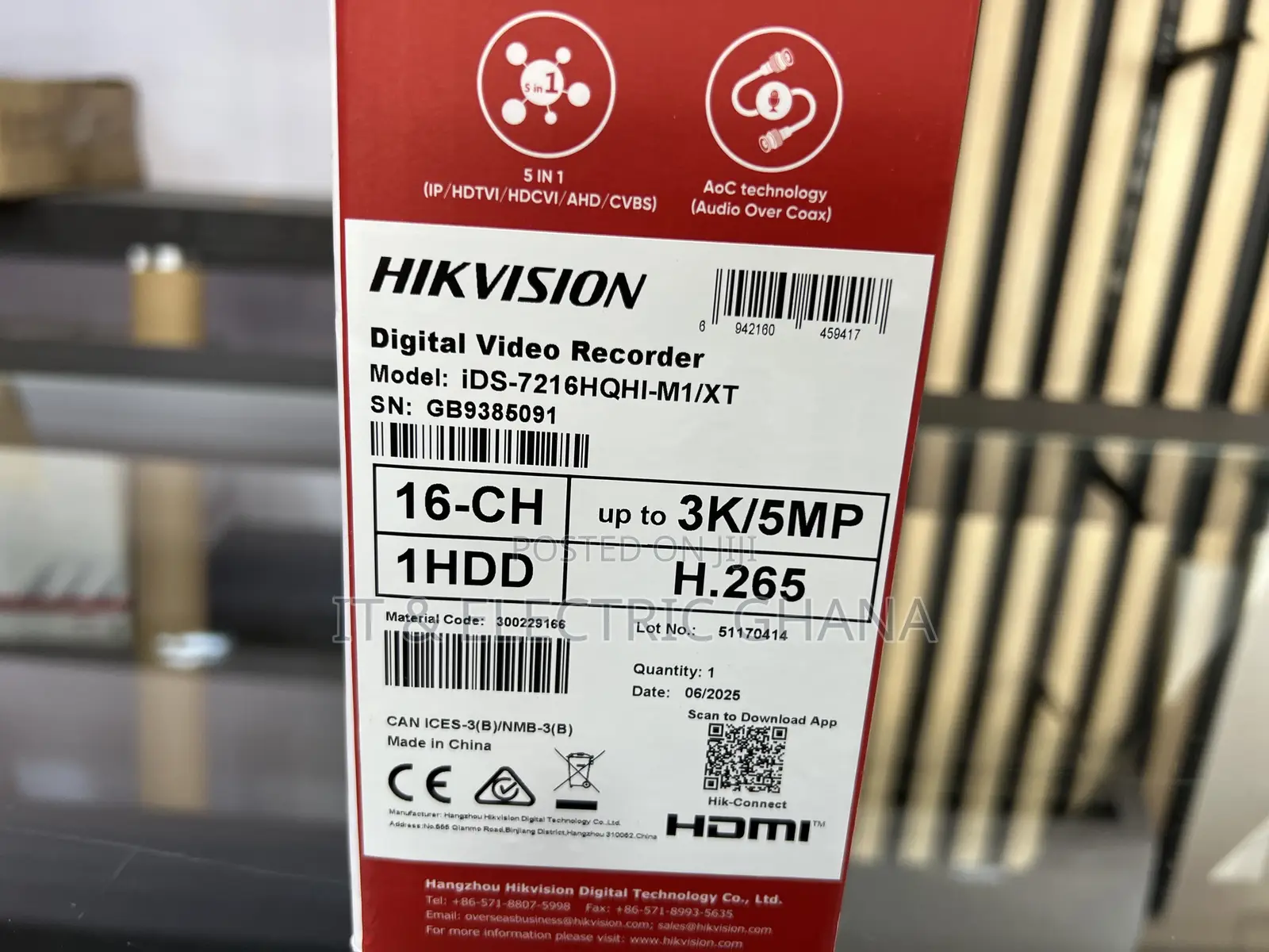 Hikvision 16 Channel DVR Acusense