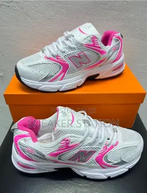 New Balance 530 White/Pink Sneakers