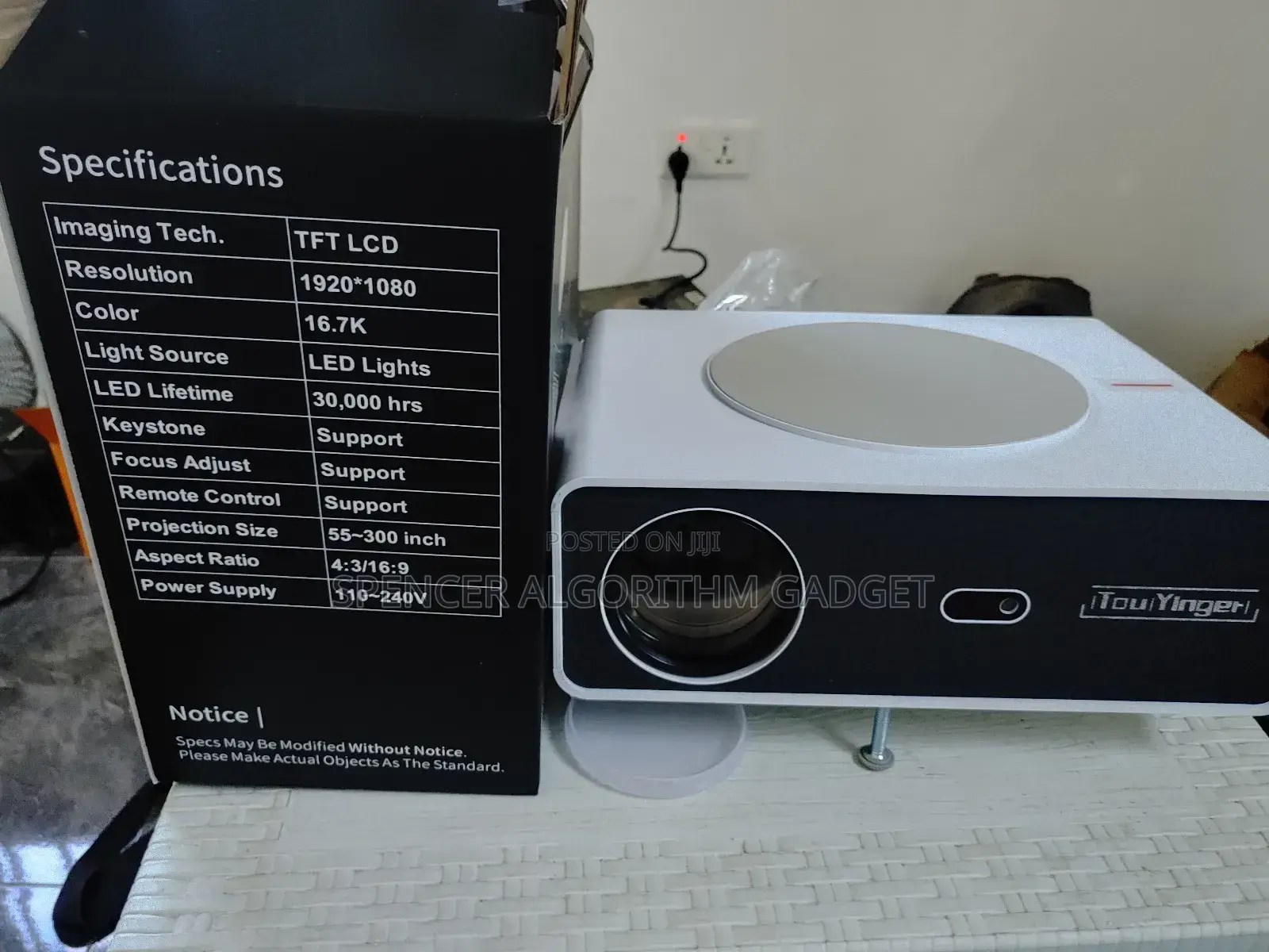 Hd Projector Touyinger 9500 Brightness