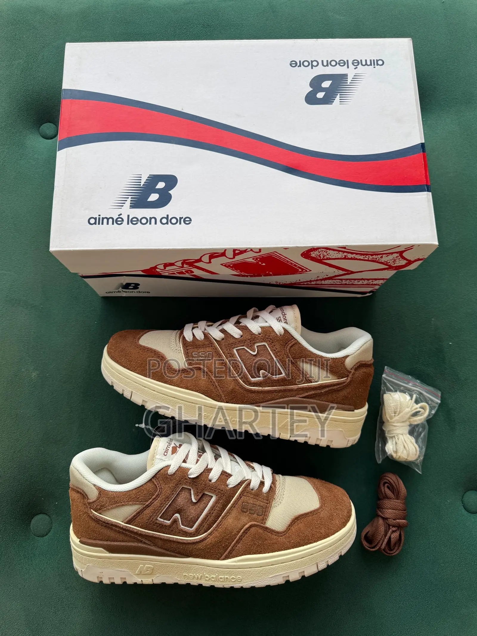 Aimé Leon Dore X New Balance 550 “Espresso Bean” Sneakers